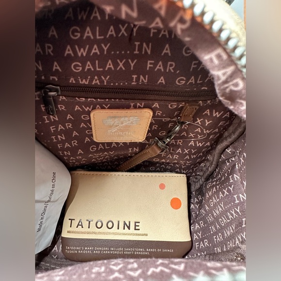 Star Wars Loungefly Tatooine Mini Bookbag with Pouch (only one strap) - Picture 9 of 16